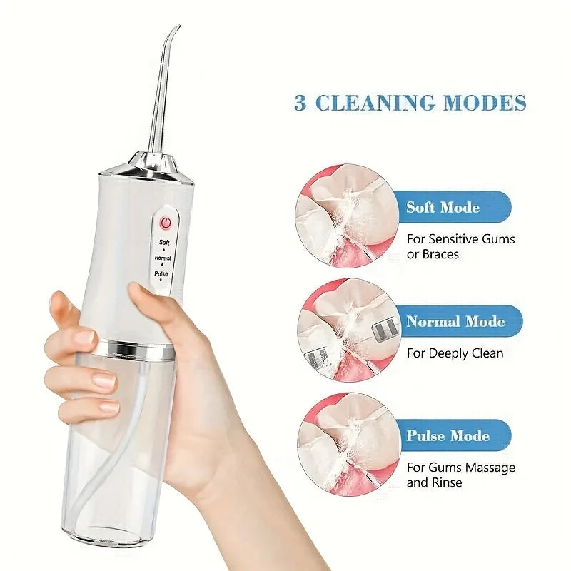Teeth Oral Irrigator Portable Mouth Washing Machine Interdental Cleaning Irrigator USB