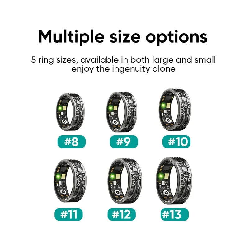 Smart Ring Health Tracker – Sleep Monitor, Heart Rate & Fitness Ring 