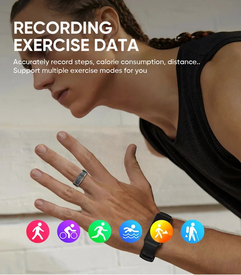 Smart Ring Health Tracker – Sleep Monitor, Heart Rate & Fitness Ring 