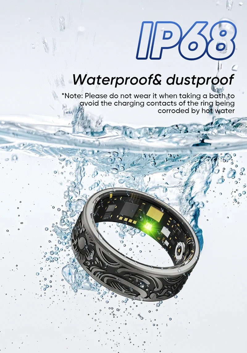 Smart Ring Health Tracker – Sleep Monitor, Heart Rate & Fitness Ring 