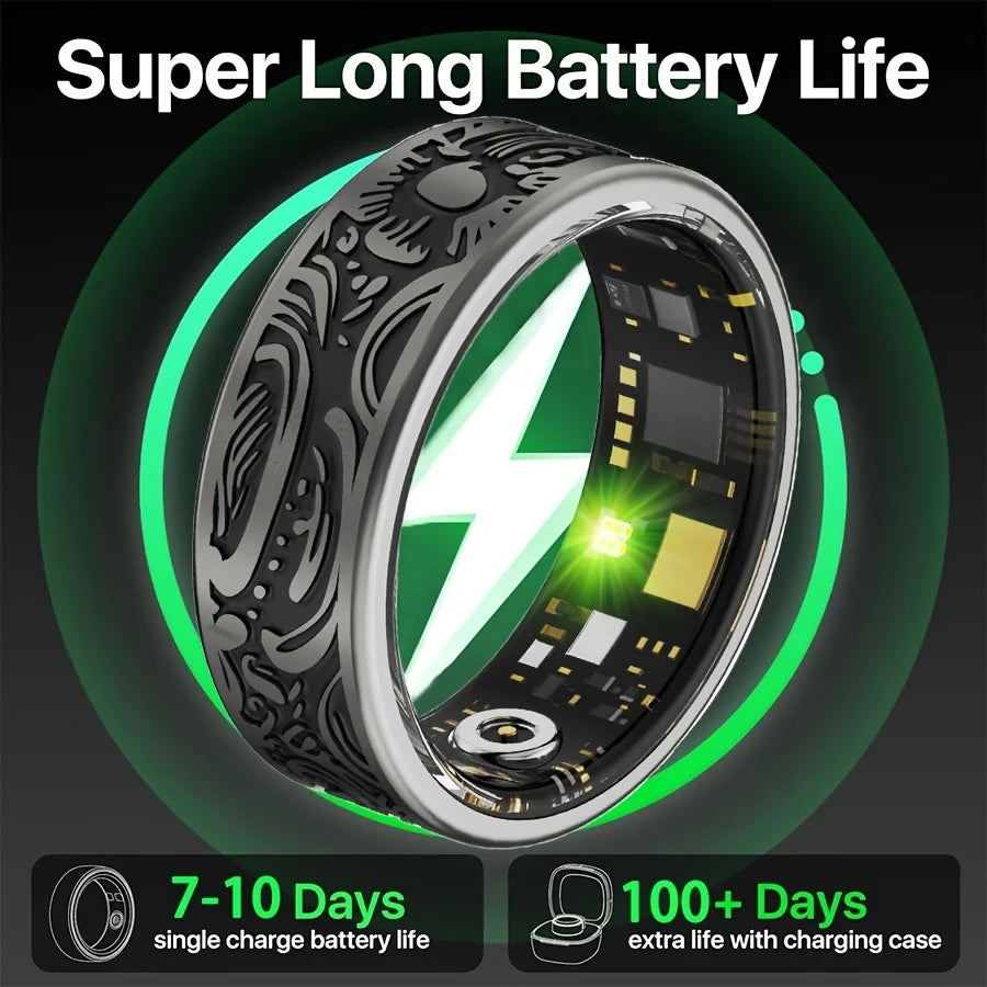 Smart Ring Health Tracker – Sleep Monitor, Heart Rate & Fitness Ring 